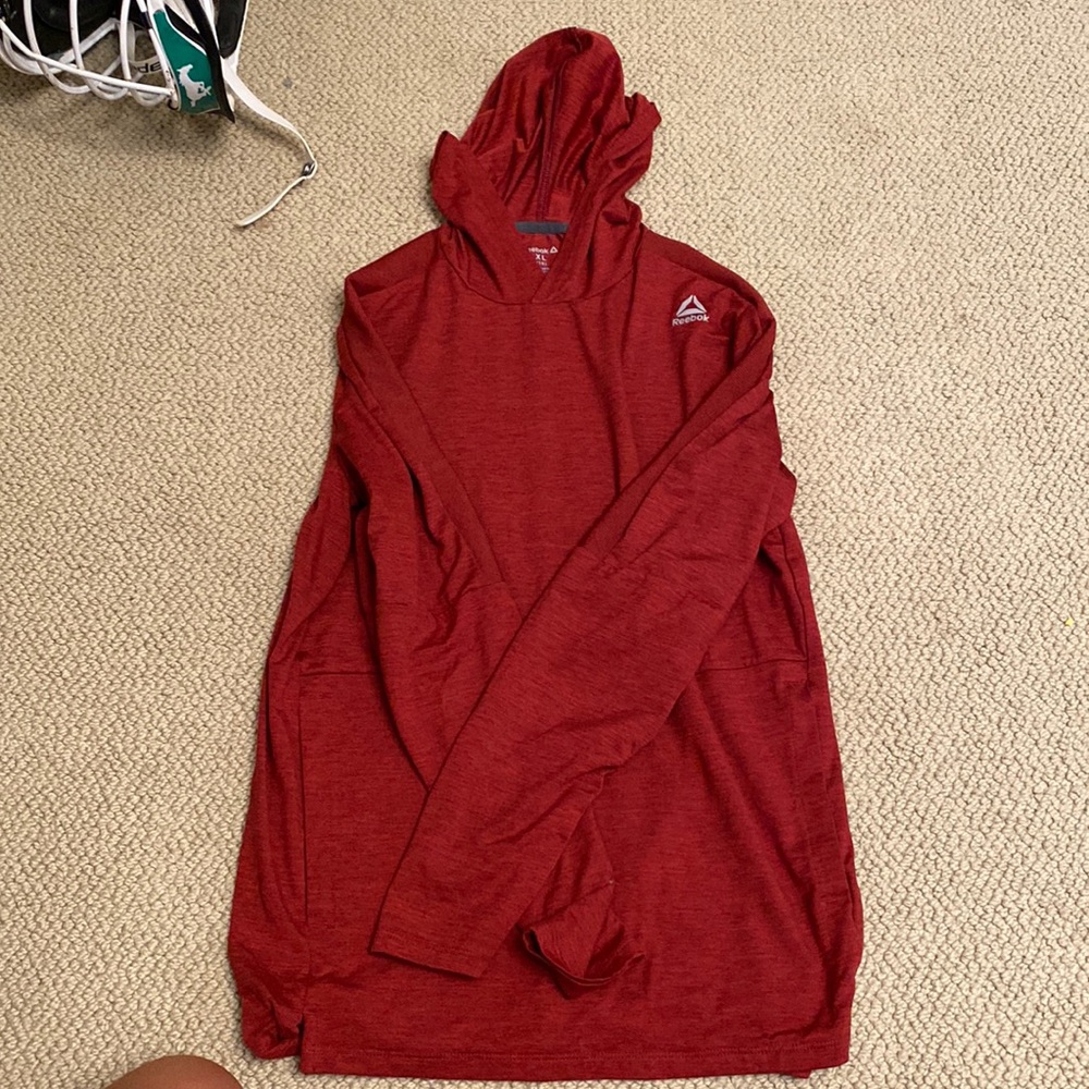 Reebok Red Lightweight Hoodie
